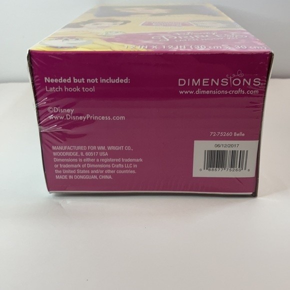 Disney Princess Bell Latch Hook Kit Crafts Kids 6+ - Picture 9 of 13